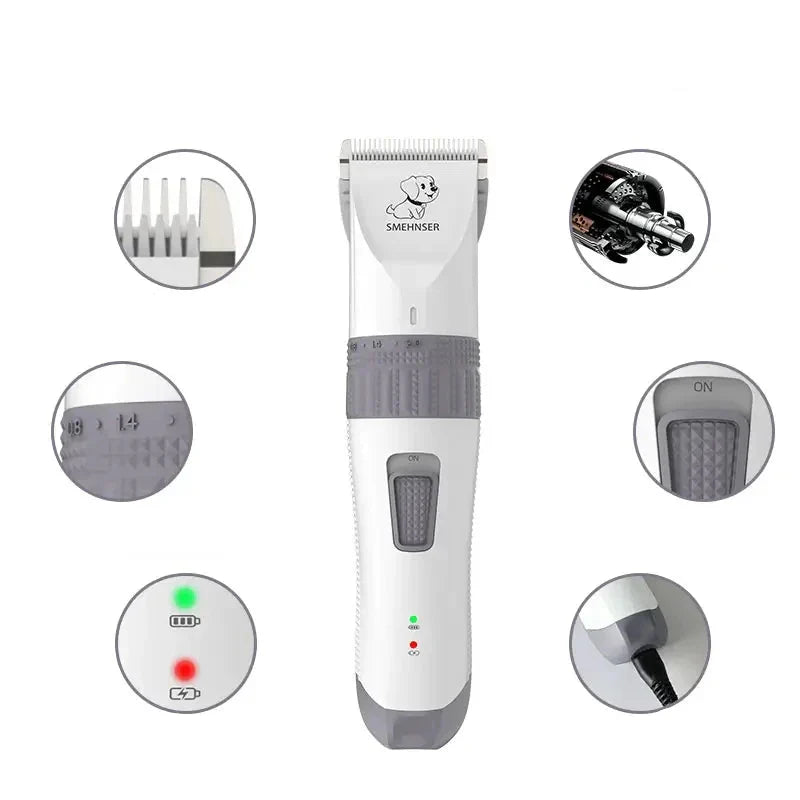 Professionele Hondentondeuse voor Lang Haar – Stil en Hoge Prestaties